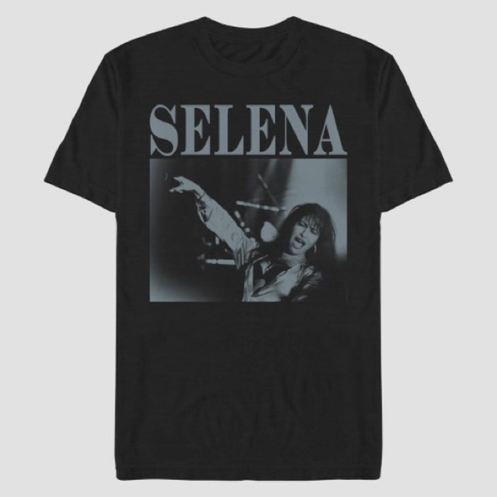 Men's Selena Short Sleeve Graphic T-Shirt - Black